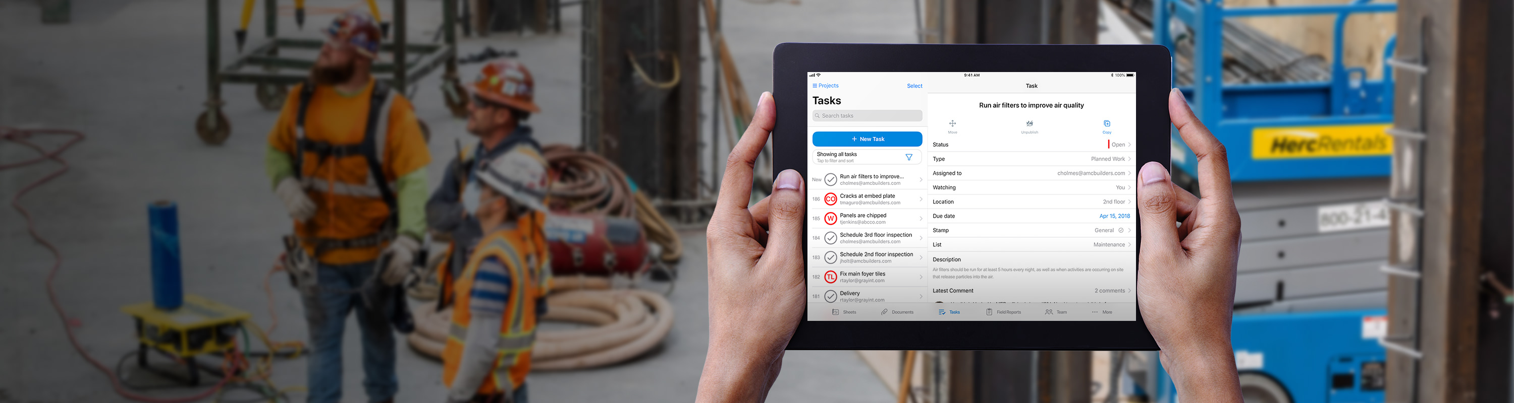 Introducing PlanGrid Tasks A New Way to Track Work Across the