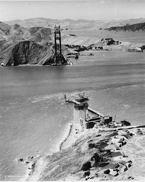 Golden Gate Under Construction