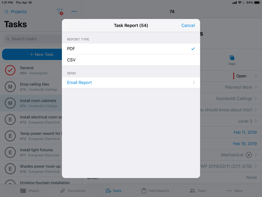 Create a Task Report_iPad_Wide