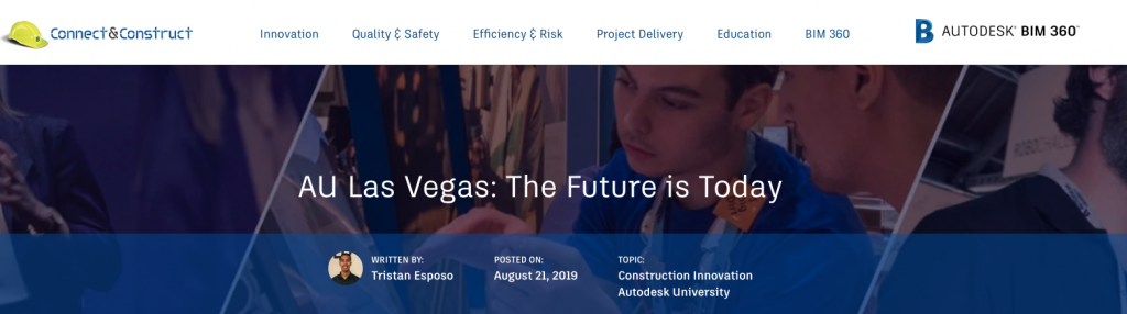 connect & construct at autodesk university
